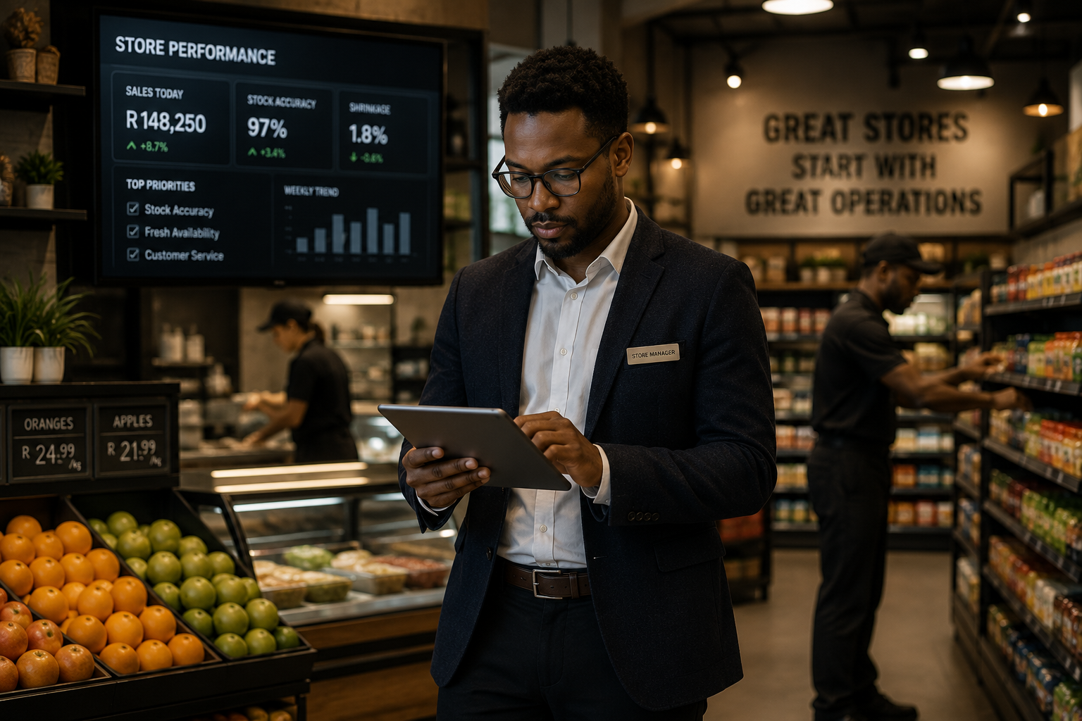 Supermarket aisle – retail operations consulting